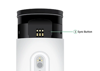 Arlo camera Sync button